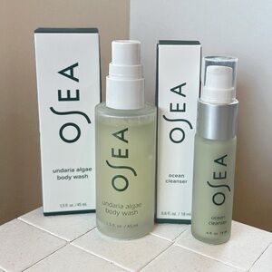 2 pc bundle OSEA- Undaria Algae Body Wash and Ocean Cleanser - new in box